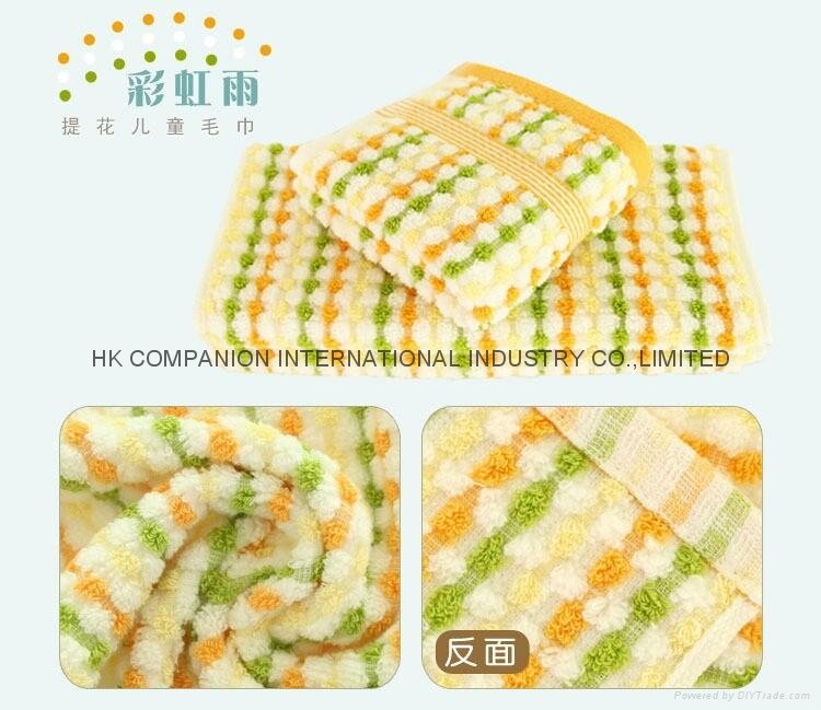 100% cotton untwisted yarn dyeing tissue 48x27cm activity in children 5