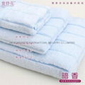 Bamboo fiber untwisted yarn towel set of three 130*70cm 72*33cm 33*33cm