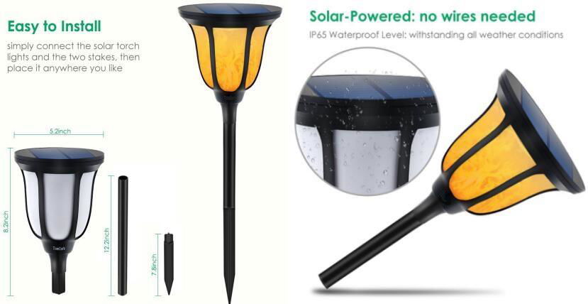 Solar LED Torch Light