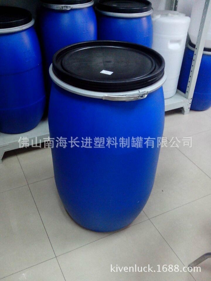 生产供应200L铁箍桶200KG塑料大桶200升开口涂料桶 5