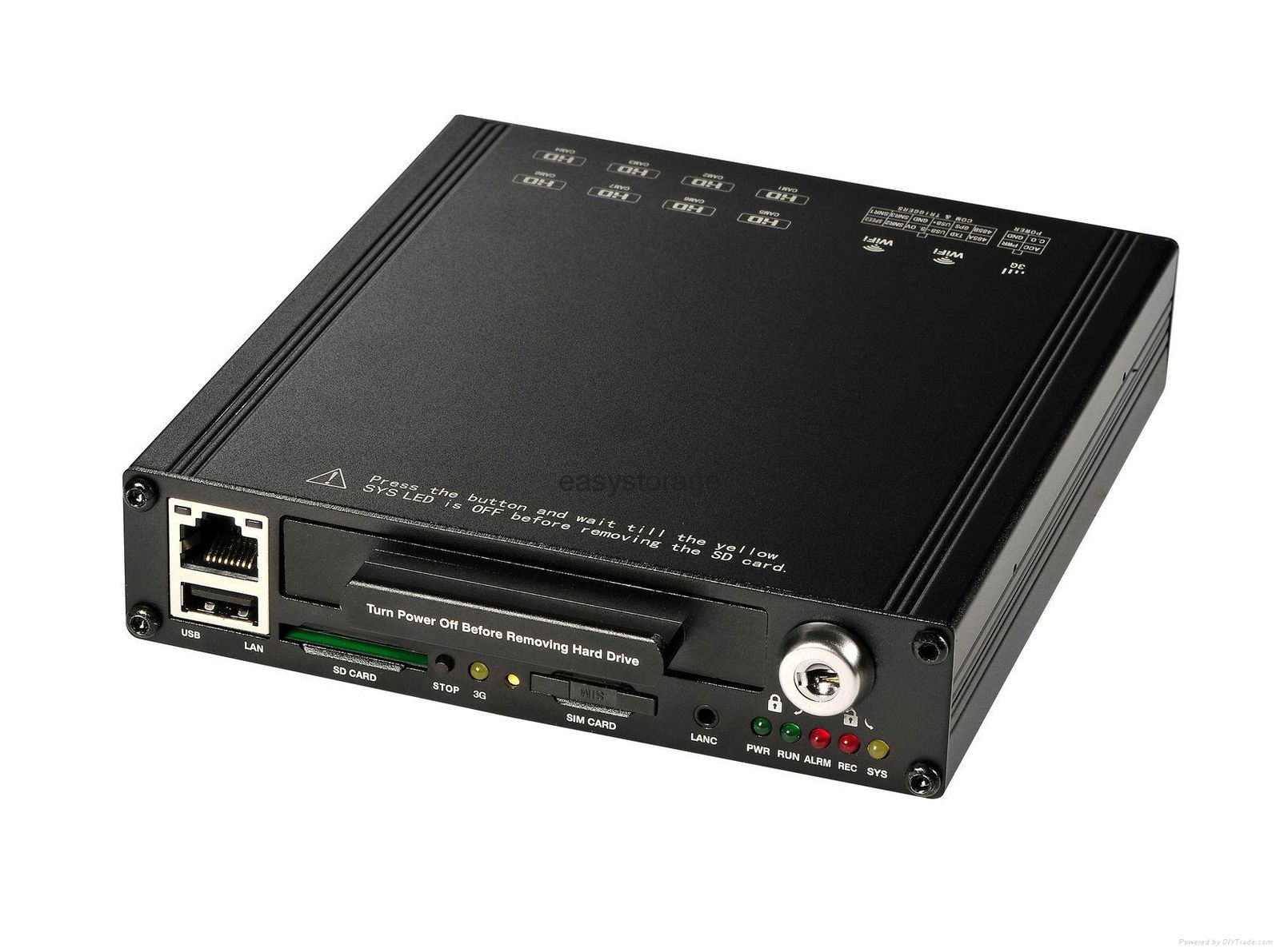 2.5 Hard Drive 1080P HDD Mobile DVR with 3G GPS WIFI MDVR 5