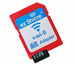 ez-Share WIFI SHARE SDHC FLASH MEMORY ADAPTER MicroSD to Wi-Fi SD Card adapter