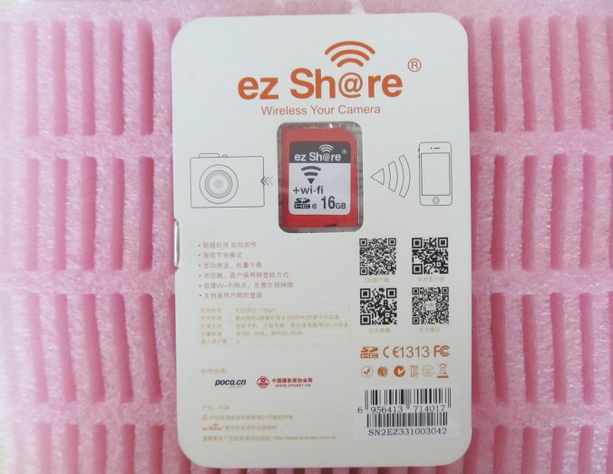 ez-Share WIFI SHARE SD 16GB CLASS 10 SDHC FLASH MEMORY CARD EYE FI 3
