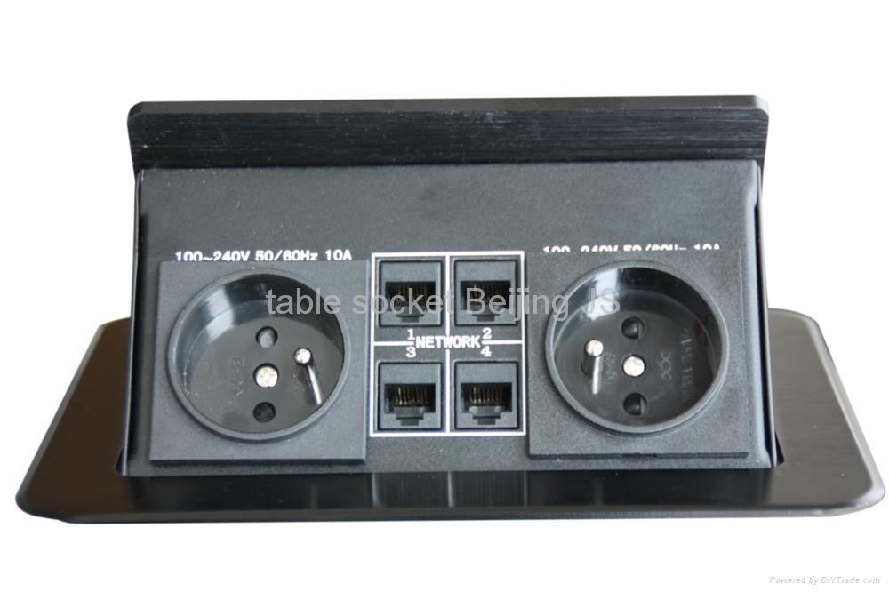 desktop outlet, table socket, concealed data and power solution 3