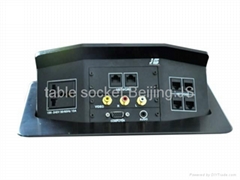 3 way Angle shape cable connection box, table socket JS-7 series