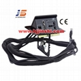 Multiple concealed table socket outlet