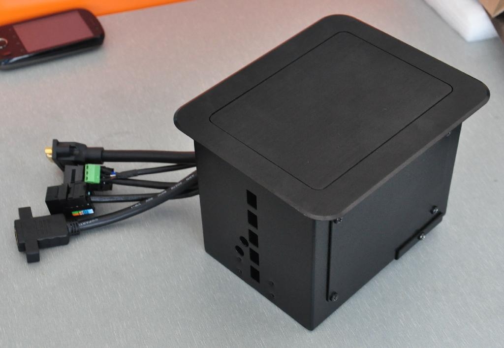 Manufacture directly supply conference socket, tabletop socket with USB, HDMI 2