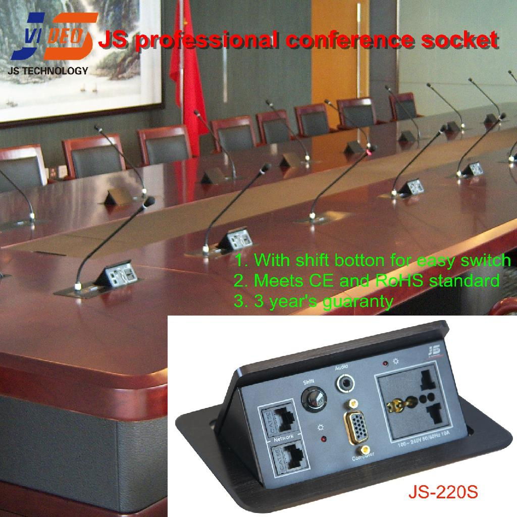 Manufacture directly supply conference socket, tabletop socket with USB, HDMI 4