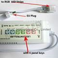 110V-220V 10keys RF RGB Remote Controller for 220V RGB LED Strip Light 2