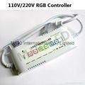 110V-220V 10keys RF RGB Remote Controller for 220V RGB LED Strip Light 3