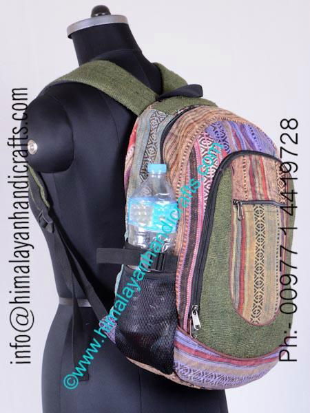 Bohemian Deluxe Hemp backpack