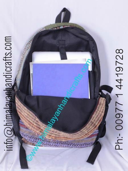 Bohemian Deluxe Hemp backpack 2