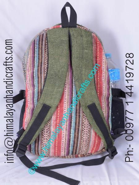 Bohemian Deluxe Hemp backpack 5