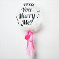 Transparent round balloon wedding Party  decorative clear  ballons 2