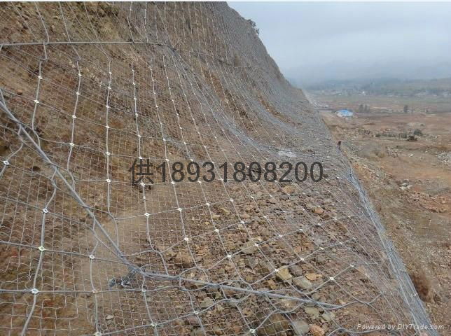 7x7主动型钢丝绳边坡防护钢网 5