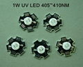 1W UVLED 405-410NM 1 Watt Ultraviolet Light