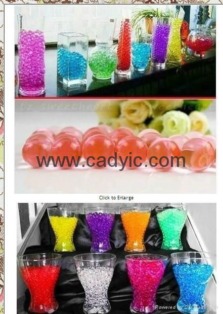 WATER AQUA CRYSTAL SOIL GEL BALL BEADS WEDDING VASE BIO GEL BALLS 3