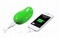 Portable bettery charge power lovely mango 5600 mah smooth charging power bank