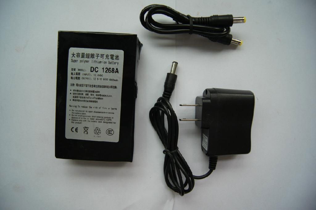 ABENIC DC 12V 6800mAh Super Rechargeable Protable Li-ion Lithium Battery DC12680  4