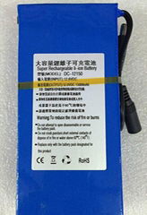 ABENIC大容量聚合物可充电锂电池 12V 15000mAh 移动电源后备电源DC-121500    