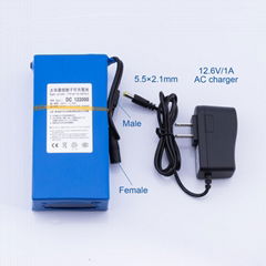 大容量聚合物可充電鋰電池 12V 20000mAh 移動電源後備電源DC-122000