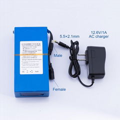 大容量聚合物可充电锂电池 12V 18000mAh 移动电源后备电源DC-121800