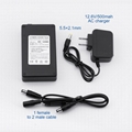  DC 12V 4800mAh Super Rechargeable Protable Li-ion Lithium Battery DC12480 6