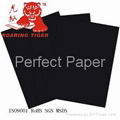Embossed black cardboard paper /paperboard/paper board/black paper card/color pa