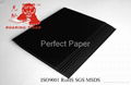 Embossed black cardboard paper /paperboard/paper board/black paper card/color pa