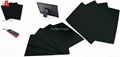 Glossy black paper card/black cardboard paper sheet/black paperboard/paper board