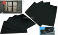 Glossy black paper card/black cardboard paper sheet/black paperboard/paper board