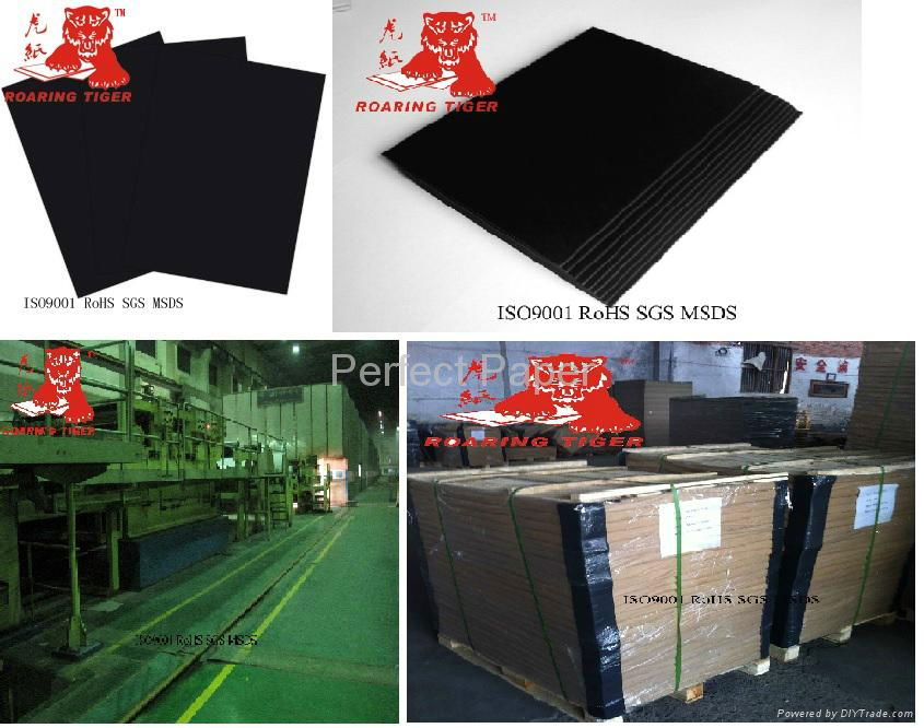 0.5mm/1mm/1.5mm/2mm/2.5mm/3mm Black paper board/black paperboard/black cardboard 4