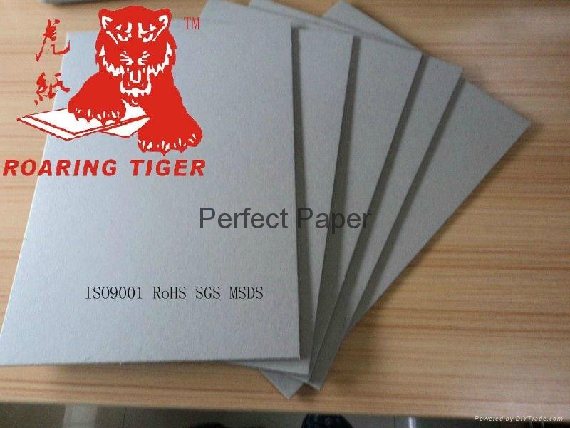 Stiff China 300gsm gray board/500gsm grey chipboard/1000gsm grey cardboard paper 2