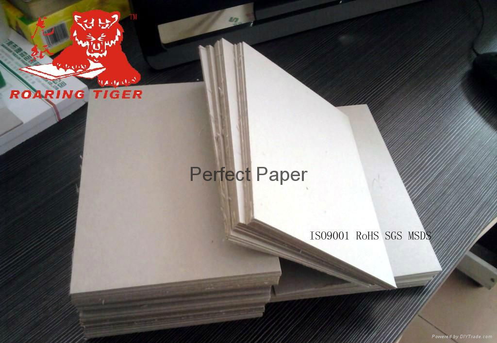 Laminated China 2mm Grey board/2.5mm gray chip board/3mm cardboard/1mm chipboard 3