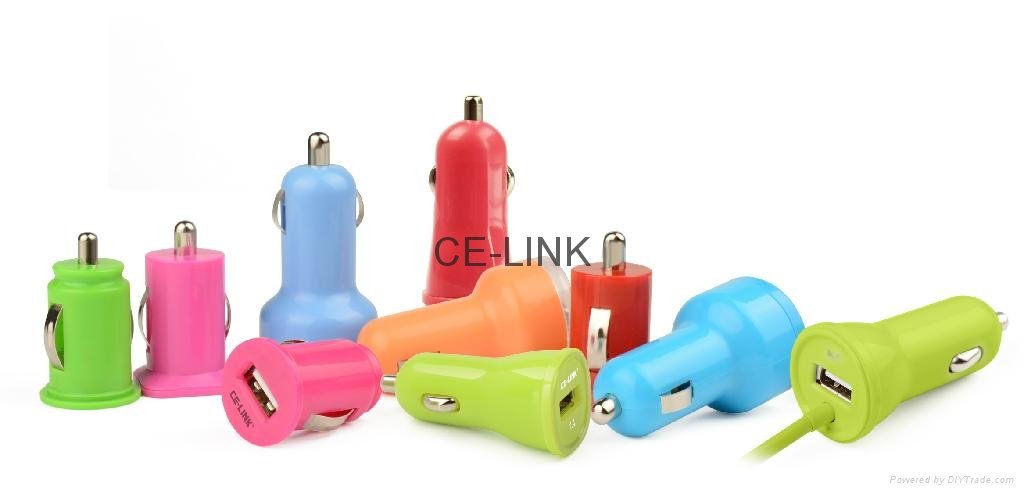 Car charger with 5V/2.1A output, for mobile phones and digital cameras 2
