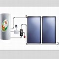 split pressurized solar thermal system/solar water heater