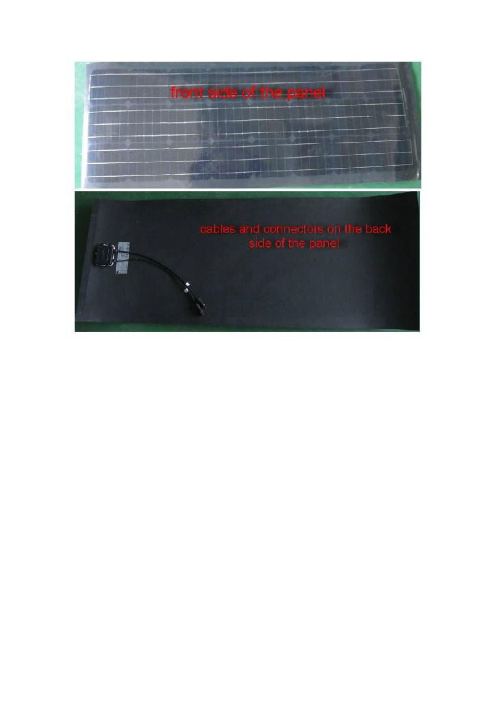 flexible solar panel for boat,ship,caravan 2