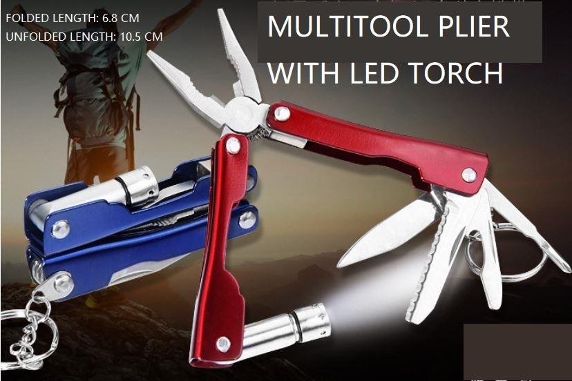 multitool plier/multitool pocket knife with LED flashlight