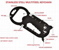 multitool keychain/multifunction