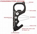 multifunction can opener/multitool carabiner/multifunction keychain