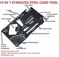 credit card pocket tool card/credit card size tool card/wallet tool card