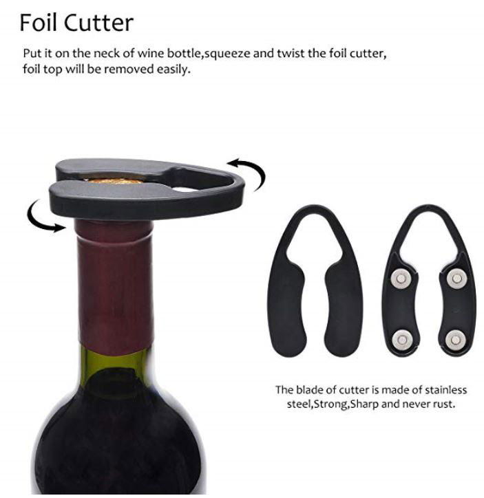air pressure bottle opener set/red wine bottle opener kit 4