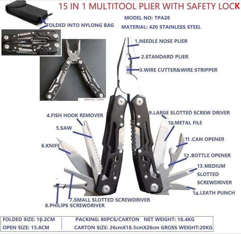 multitool plier/multifunction plier 5