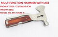 multifunction hammer axe/multifunction axe hammer/hatchet 11