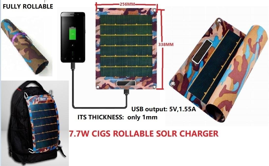  Rollable Solar Charger for mobile phons,power banks 1