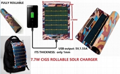 Rollable Solar Charger for mobile phons,power banks