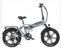 Electric bicycle LOTDM200 500W Folding Fat Tire Electric Bike 500W