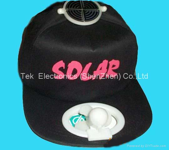 Solar cooling cap 2