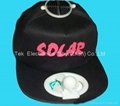 Solar cooling cap