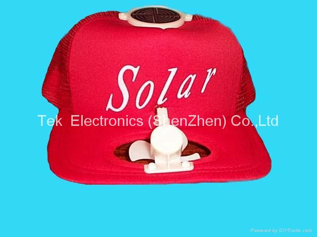 Solar cooling cap 5